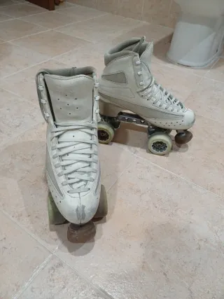 Patines de patinaje artístico danza. 