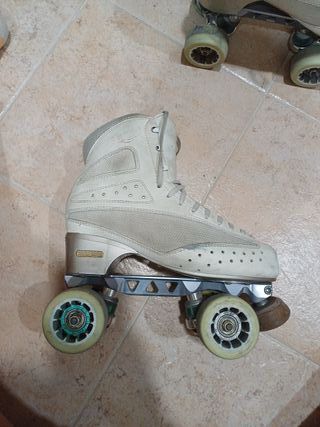 Patines de patinaje artístico danza. 