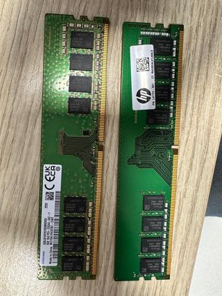 Módulos DIMM RAM HP DDR4 8GB y 16GB 3200MHz