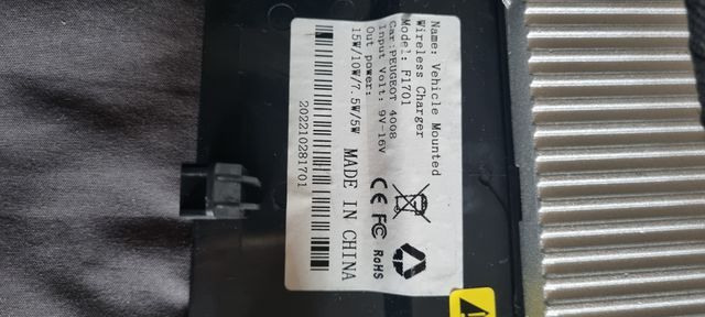 Modulo Caricatore Wireless Peugeot 3008