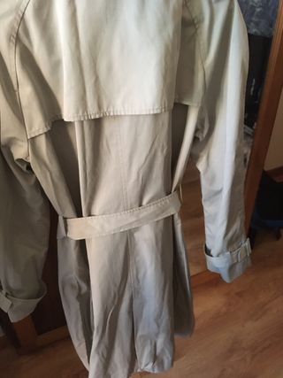 Gabardina Stradivarius Verde Talla XL