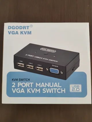 DGODRT VGA KVM Switch 2 Puertos Manual