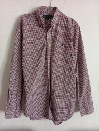 Camisa Ralph Lauren cuadros manga larga