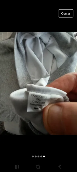 Sudadera Oficial FC Barcelona Basket Gris