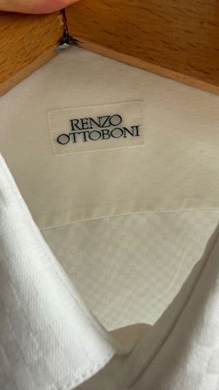 Camicia Renzo Ottoboni bianca fantasia