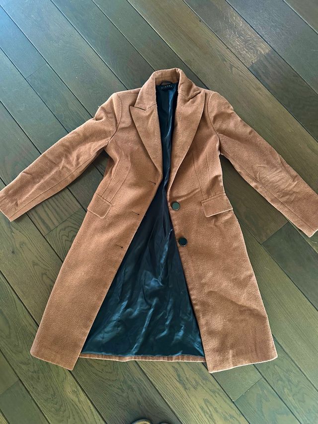 Cappotto Lana Sisley Marrone