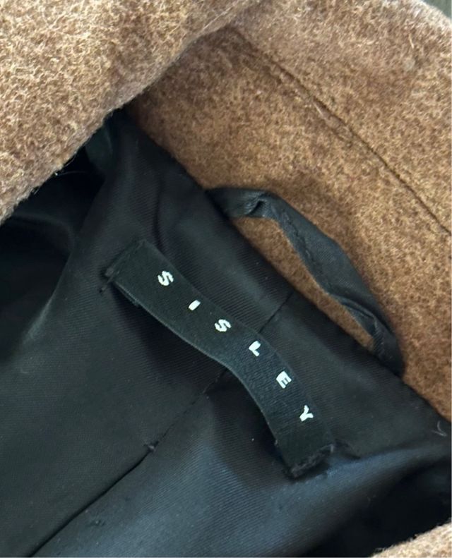 Cappotto Lana Sisley Marrone