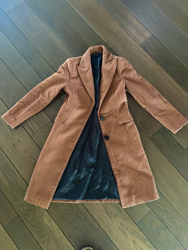 Cappotto Lana Sisley Marrone