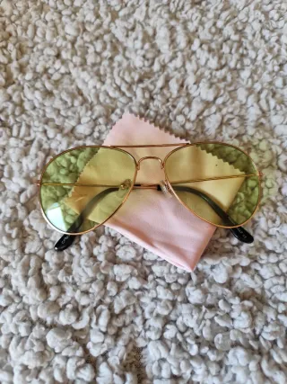 Gafas de sol aviador tinte amarillo