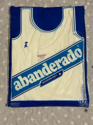 Camiseta interior Abanderado Blanca Talla 56