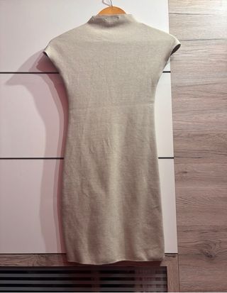 Vestido Zara Beige