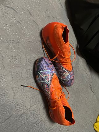 Botas de fútbol Puma Naranja y Morado
