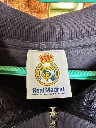 Sudadera Vintage Real Madrid Azul