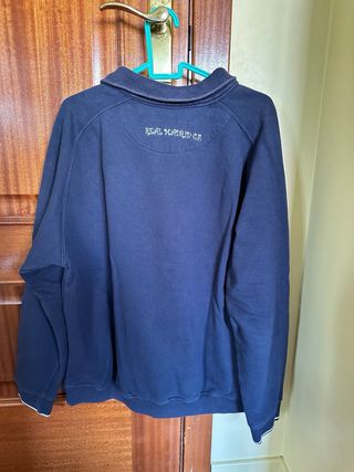 Sudadera Vintage Real Madrid Azul