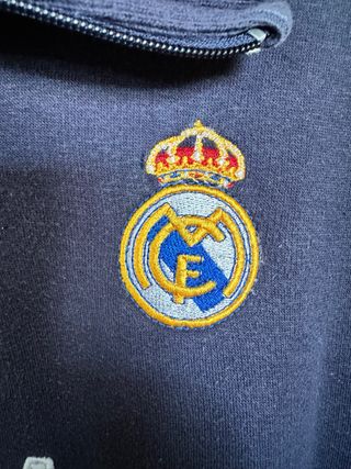 Sudadera Vintage Real Madrid Azul