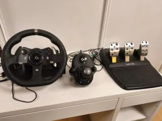 Volante Logitech G920 + Pedales + Palanca