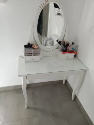 Tocador Ikea Blanco con Espejo