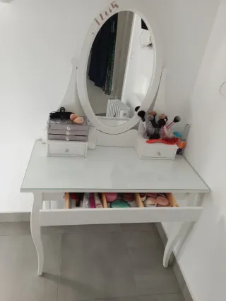 Tocador Ikea Blanco con Espejo