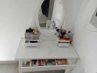 Tocador Ikea Blanco con Espejo