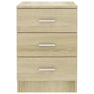 2 Mesitas de Noche 3 Cajones Madera | 50