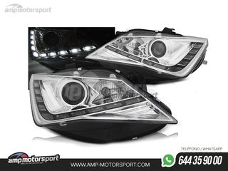 FAROS DELANTEROS LUZ DIURNA LED PARA SEAT IBIZA 6J