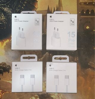 Pack 3 Cables USB-C 60W + 3 Adaptadores 