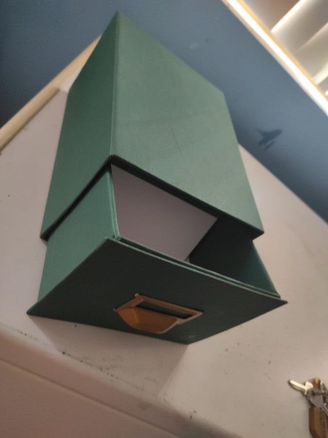 Caja archivadora Mariola verde
17ancho x24 x 12 cm