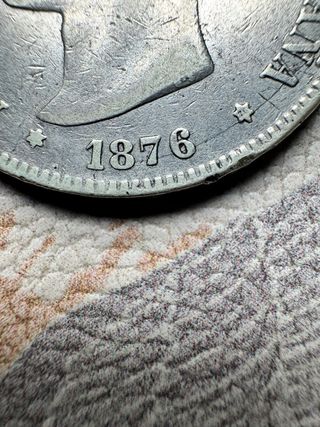 5 Pesetas 1876 *76 