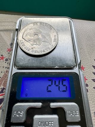 5 Pesetas 1876 *76 