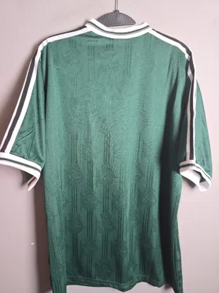 Camiseta deportivo coruña feiraco verde años 90
