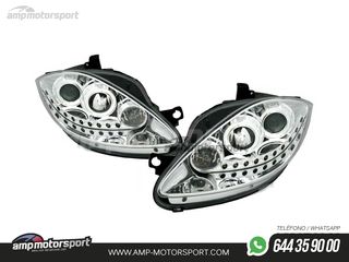 FAROS DELANTEROS LUZ DIURNA LED PARA SEAT LEON / TOLEDO / ALTEA 1P