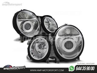 FAROS DELANTEROS LUPA PARA MERCEDES CLASE E W210