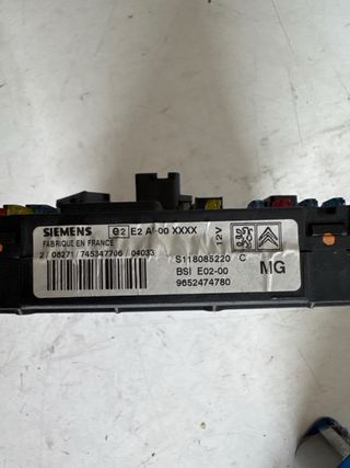BSI Siemens Peugeot 206 Ref : 9652474780