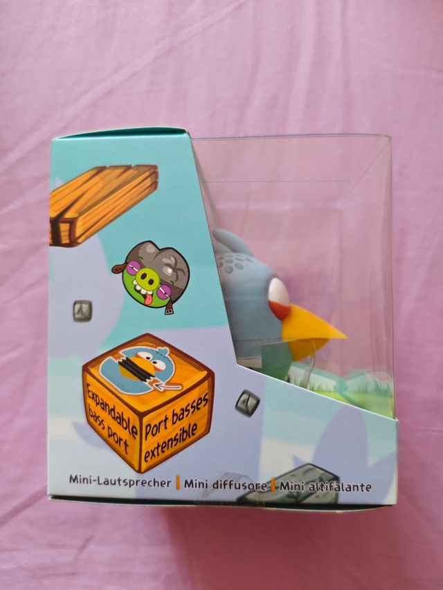 Altavoz Angry Birds Azul Precintado