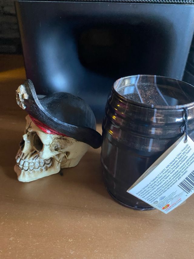 Cofre Tesoro Calavera y Barril Butter Beer