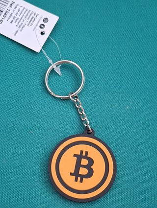 Porta-Chaves Bitcoin - Novo