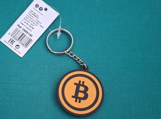 Porta-Chaves Bitcoin - Novo