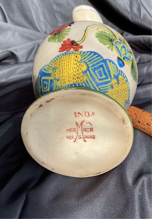 Brocca in maiolica Marmaca, S.Marino, per INGA