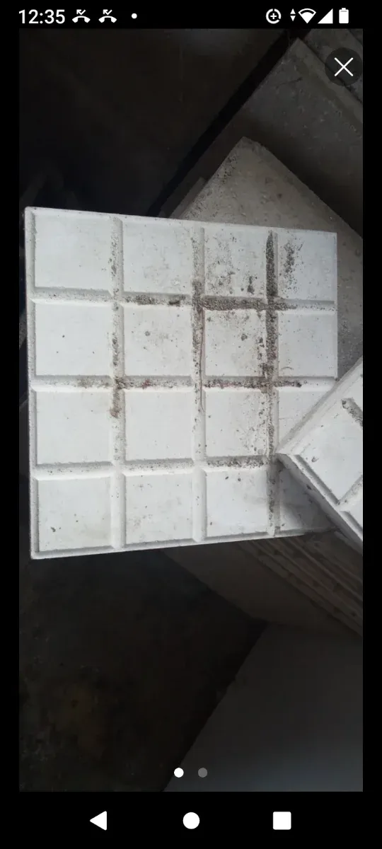 Baldosas de cemento cuadradas  12 unidades