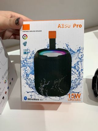 Altavoz Bluetooth A350 Pro Azul y Rojo