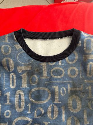 Felpa caldo cotone fantasia numeri