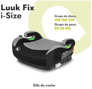 Lionelo Luuk Fix i-Size Asiento Elevador ISOFIX