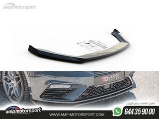 SPOILER DELANTERO DESCATALOGADO SEAT LEON 5F NEGRO BRILLO