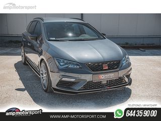 SPOILER DELANTERO DESCATALOGADO SEAT LEON 5F NEGRO BRILLO