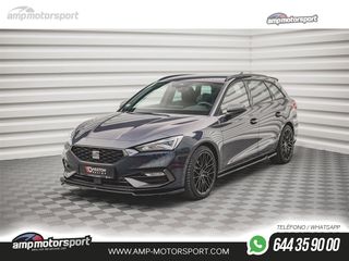 SPOILER DELANTERO DESCATALOGADO SEAT LEON MK4 NEGRO BRILLO