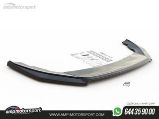SPOILER DELANTERO DESCATALOGADO SEAT LEON MK4 NEGRO BRILLO