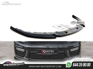 SPOILER DELANTERO DESCATALOGADO PORSCHE PANAMERA NEGRO BRILLO