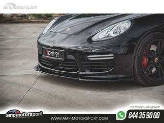 SPOILER DELANTERO DESCATALOGADO PORSCHE PANAMERA NEGRO BRILLO