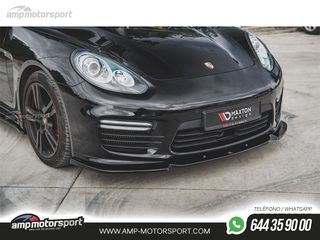 SPOILER DELANTERO DESCATALOGADO PORSCHE PANAMERA NEGRO BRILLO