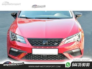 SPOILER DELANTERO DESCATALOGADO SEAT LEON 5F NEGRO BRILLO